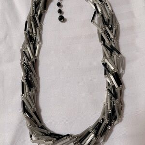 Vintage Glass Bead Necklace (with earrings). Excellent condition.